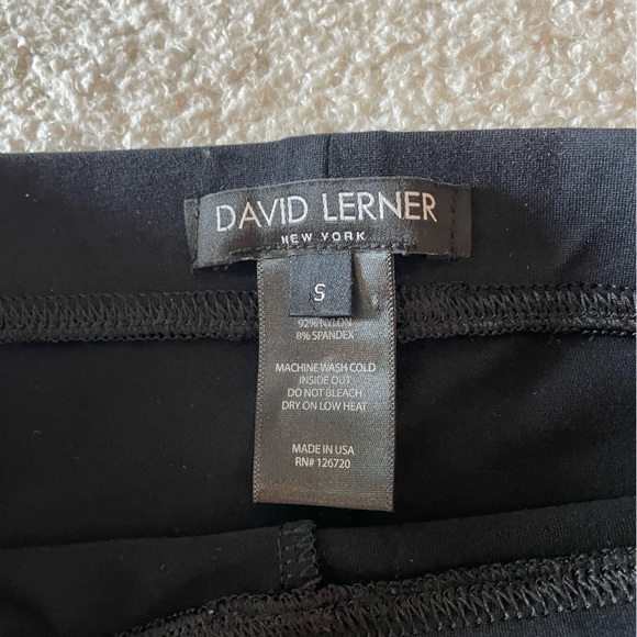 David Lerner Faux Leather Biker Leggings with Ankle Zip  - Women’s Size S - Picture 12 of 13